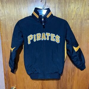 Pittsburgh Pirates Zip Up Jacket Majestic brand Size Small Like New